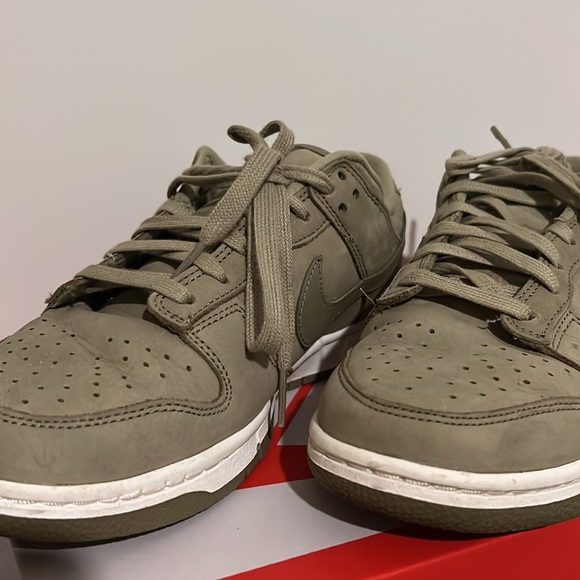 Nike Green Suede Dunks size 8.5 - Picture 5 of 7
